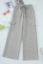 Drawstring Active Pants with Pockets Woman Leggings