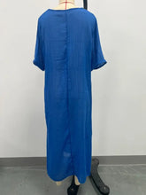 Full Size V-Neck Short Sleeve Midi Dress Plus Size Woman Casual Dress