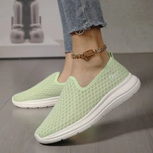 Round Toe Flats Athletic Green Woman Athletic Shoes
