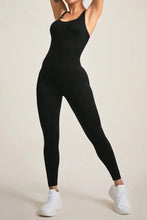 Crisscross Wide Strap Jumpsuit Woman Activewear