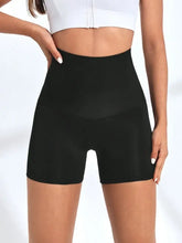 High Waist Active Shorts Black Woman Activewear