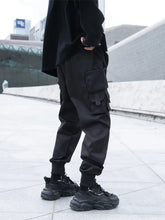 Men's Plus Size Cargo Jogger Pants with Multi Pockets Woman Sweatpants