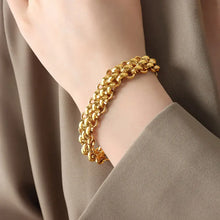 Gold-Plated Toggle Clasp Bracelet Gold One Size Necklaces
