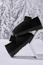 Letter M Suede Round Toe Slippers Woman Slippers