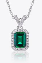 Adored 1.25 Carat Lab-Grown Emerald Pendant Necklace Necklaces