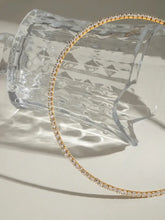 Stainless Steel Inlaid Zircon Necklace Fashion Jewelry