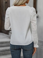 Honey V-Neck Flounce Sleeve Blouse Woman Blouses