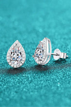 Moissanite Teardrop Stud Earrings Earrings