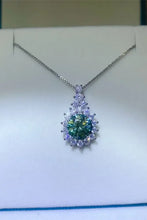 3 Carat Moissanite 925 Sterling Silver Pendant Necklace Necklaces