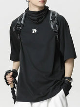 Men's Round Neck Half Sleeve T-Shirt Black Mens Tops