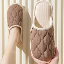 Round Toe Flats Slippers Brown Woman Slippers