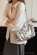 Sequin Braided Strap Shoulder Bag Shoulder Bags