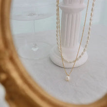 Double-Layered Freshwater Pearl Necklace Necklaces