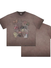 Men's Graphic Round Neck Half Sleeve T-Shirt Mens Tops