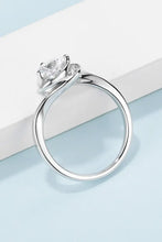 1 Carat Moissanite 925 Sterling Silver Heart Ring Rings