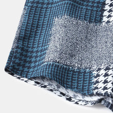 Men's Plus Size Plaid Short Sleeve Button-Up Shirt Mens Tops