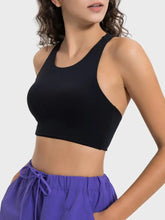 Millennia Cutout Round Neck Active Tank Woman Activewear
