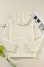 Drawstring Zip Up Long Sleeve Hooded Jacket Woman Outerwear