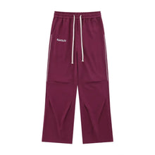 Men's Drawstring Pants with Pockets Red Woman Sweatpants