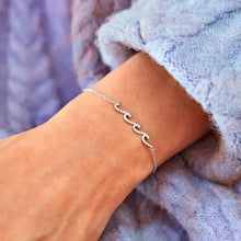 925 Sterling Silver Zircon Bracelet Silver One Size Bracelets