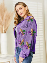 Sequin Raw Hem Jacket Woman Outerwear