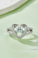 1 Carat Moissanite 925 Sterling Silver Heart Ring Rings