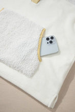 Mock Neck Long Sleeve Sherpa Sweatshirt Woman Sweatshirts