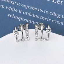 Moissanite 925 Sterling Silver Earrings Earrings