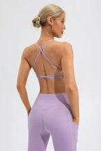 Crisscross Spaghetti Strap Active Cami Woman Activewear