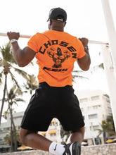 Men's Graphic Round Neck Short Sleeve T-Shirt Tangerine Mens Tops