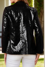 Sequin Nutcracker Long Sleeve Blazer Woman Outerwear