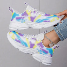 Round Toe Flats Athletic Purple Woman Athletic Shoes