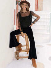 Round Neck Layered Long Sleeve Blouse Woman Blouses