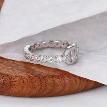 925 Sterling Silver Zircon Ring Rings