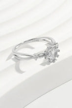 925 Sterling Silver Inlaid Zircon Ring Fine Jewelry