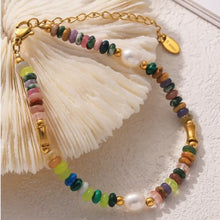 Bohemian Natural Stone Pearl Beaded Jewelry Set Fashion Jewelry