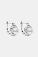 Moissanite Pearl 925 Sterling Silver Earrings Earrings