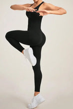 Crisscross Wide Strap Jumpsuit Woman Activewear