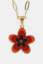 Flower Pendant Stainless Steel Necklace Necklaces