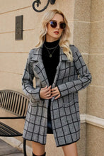 Printed Open Front Lapel Collar Cardigan with Pockets Woman Outerwear