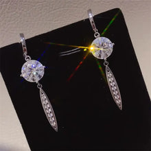 10 Carat Moissanite 925 Sterling Silver Earrings Earrings