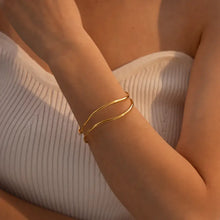 Minimalist Stainless Steel Cuff Bracelet Necklaces
