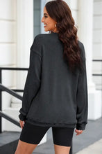 Heart Sequin Round Neck Sweatshirt Woman Sweatshirts