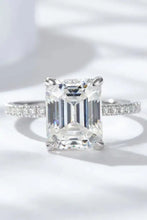 5 Carat Moissanite Side Stone Ring Rings