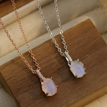 Moonstone 925 Sterling Silver Necklace Silver One Size Necklaces