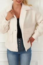 Fuzzy Button Up Faux Fur Outerwear Woman Outerwear