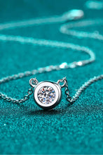 Moissanite Round Pendant Chain Necklace Necklaces