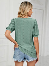 Ruched Notched Long Sleeve T-Shirt Woman T Shirts