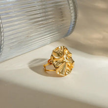18K Gold-Plated Irregular Open Ring Fashion Jewelry