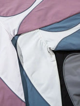 Men's Color Block Letter Round Neck Sweatshirt Mens Tops